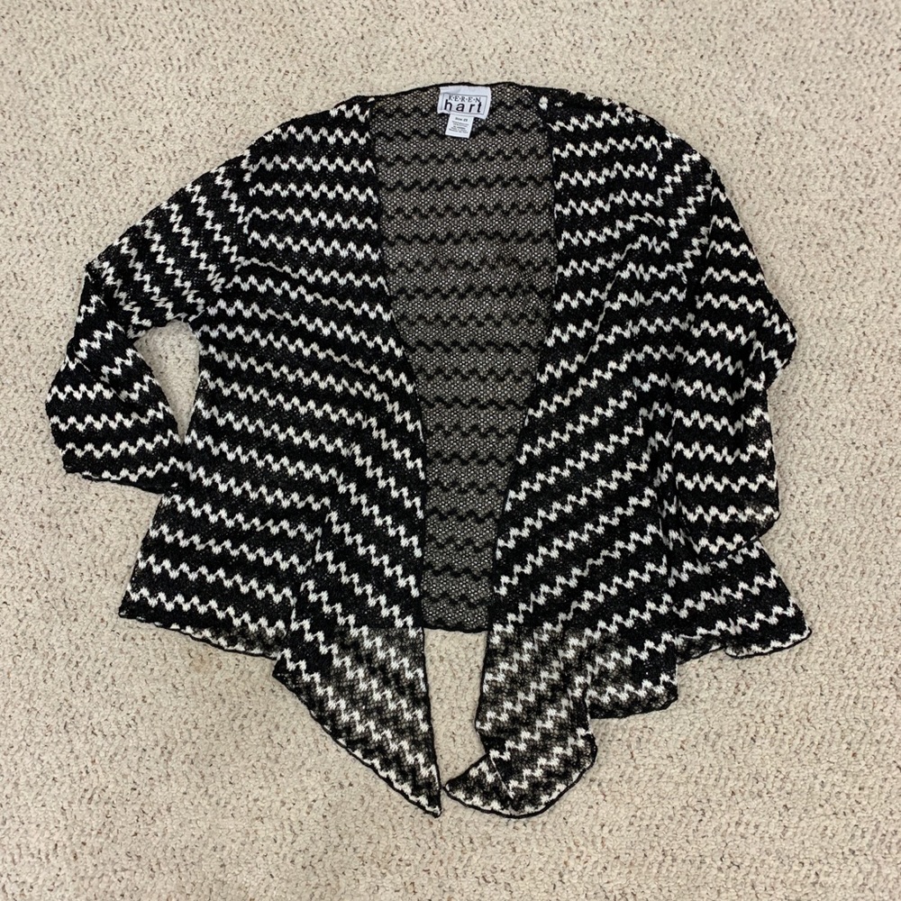 Black and White Cardigan